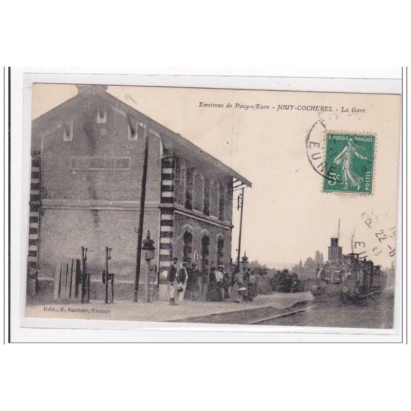 JOUY-COCHEREL : la gare (GARE) - etat