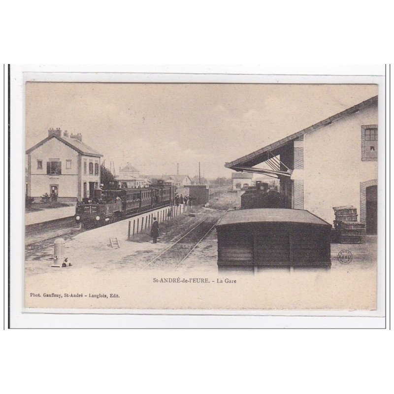St-ANDRE-de-L'EURE : la gare (GARE) - tres bon etat