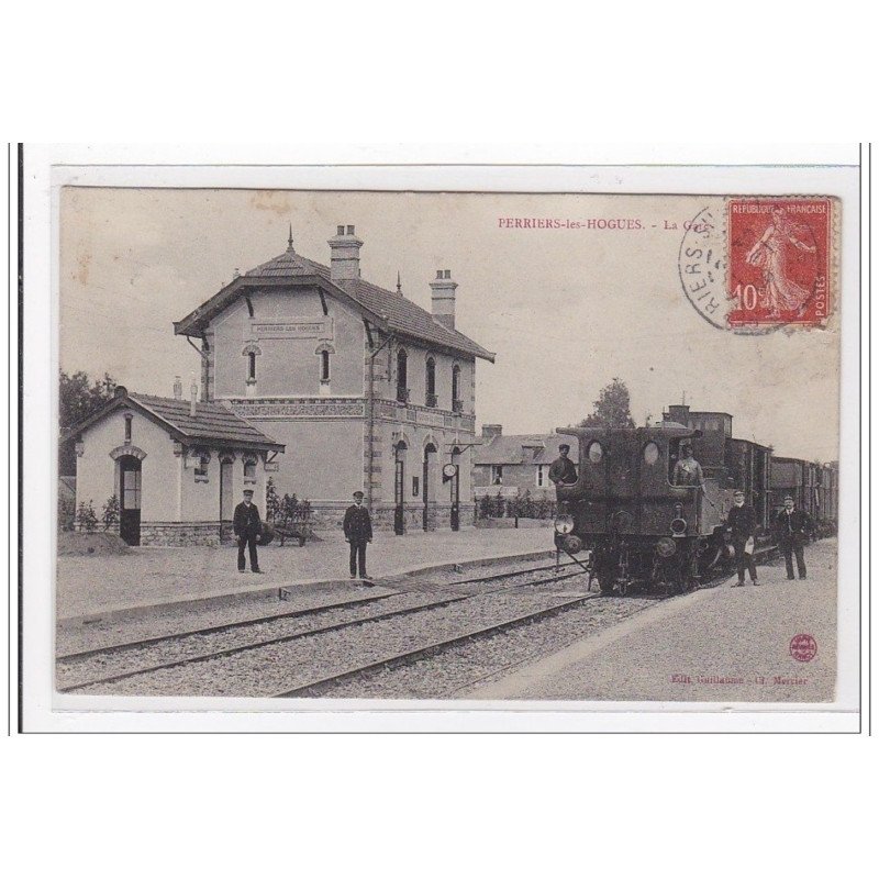 FERRIERS-les-HOGUES : la gare (GARE) - etat