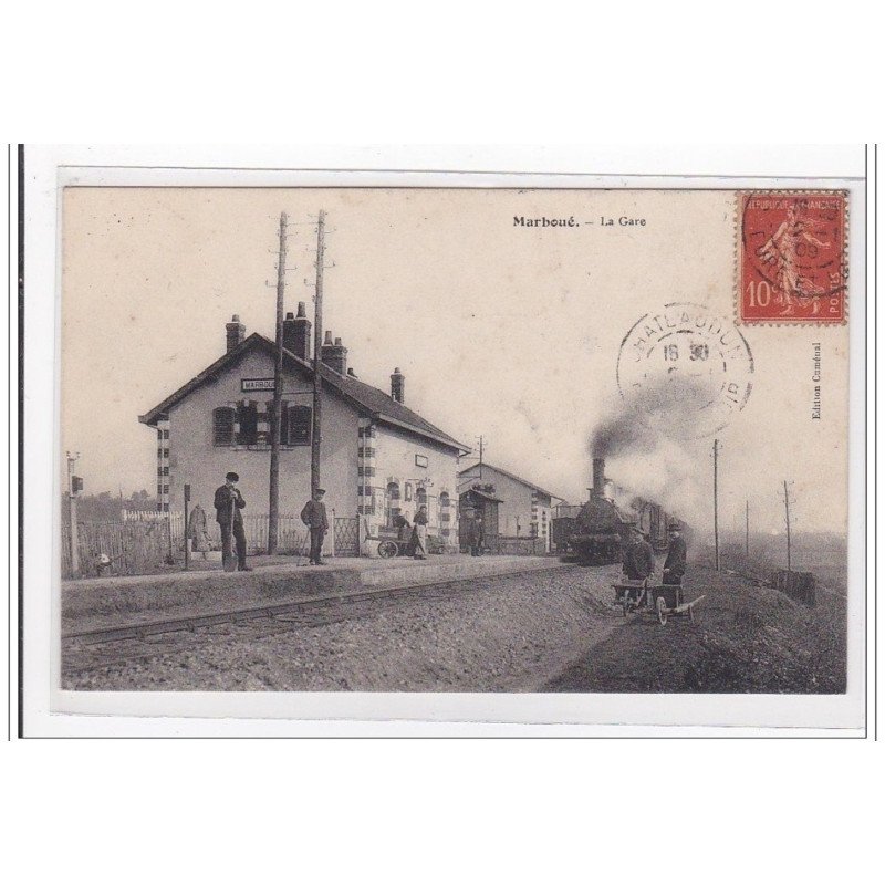 MARBOUE : la gare (GARE) - tres bon etat