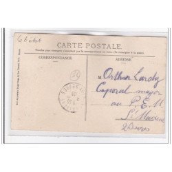 CHABRIS : la gare et l'arrivée d'un train (GARE) - etat