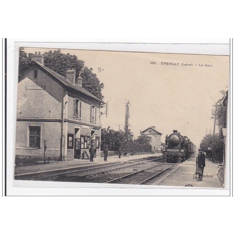 CHEVILLY : la gare (GARE) - tres bon etat