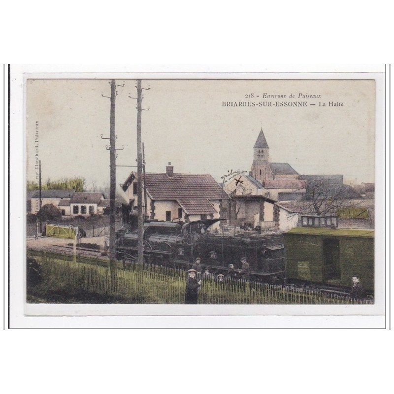BRIARRES-sur-ESSONNE : la halte (GARE) - tres bon etat