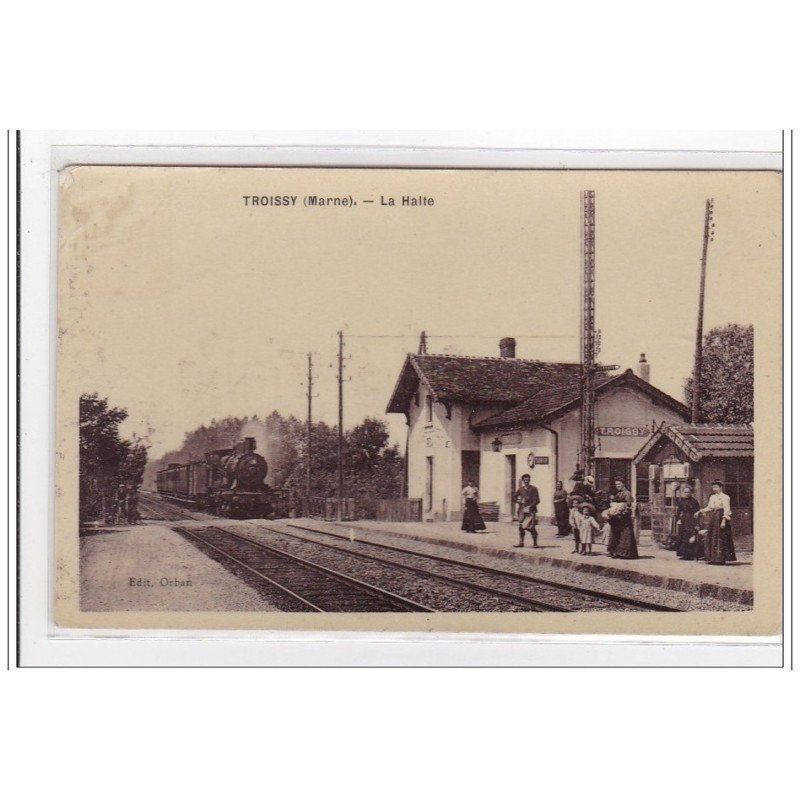 TROISSY : la halte (GARE) - etat