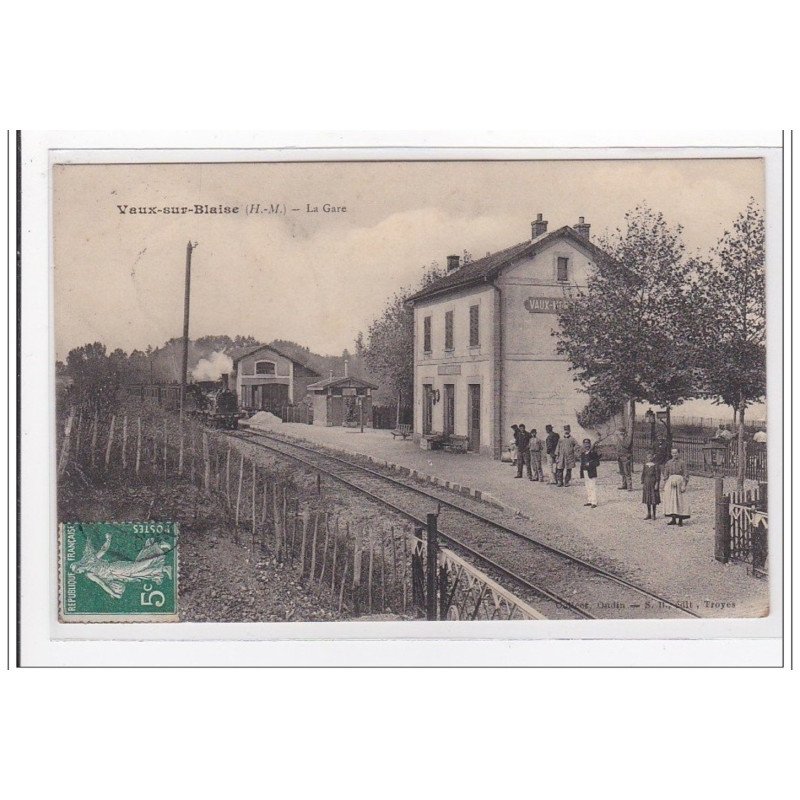 VAUX-sur-BLAISE : la gare (GARE) - tres bon etat