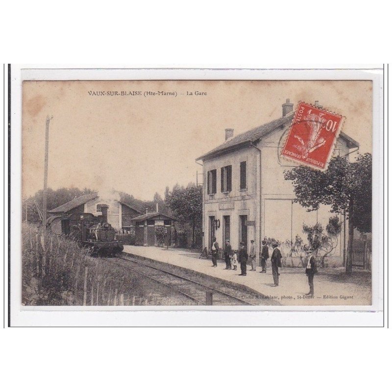 VAUX-sur-BLAISE : la gare (GARE) - etat