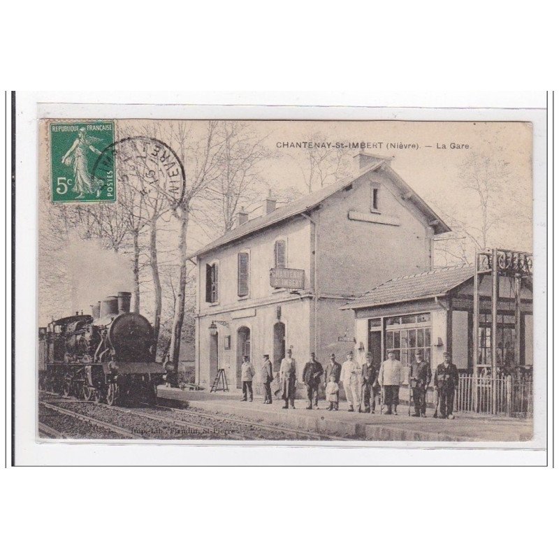 CHANTENAY-St-IMBERT : la gare (GARE) - tres bon etat
