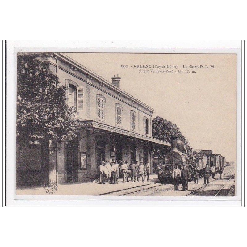 ABLANC : la gare P.L.M. (GARE) - tres bon etat