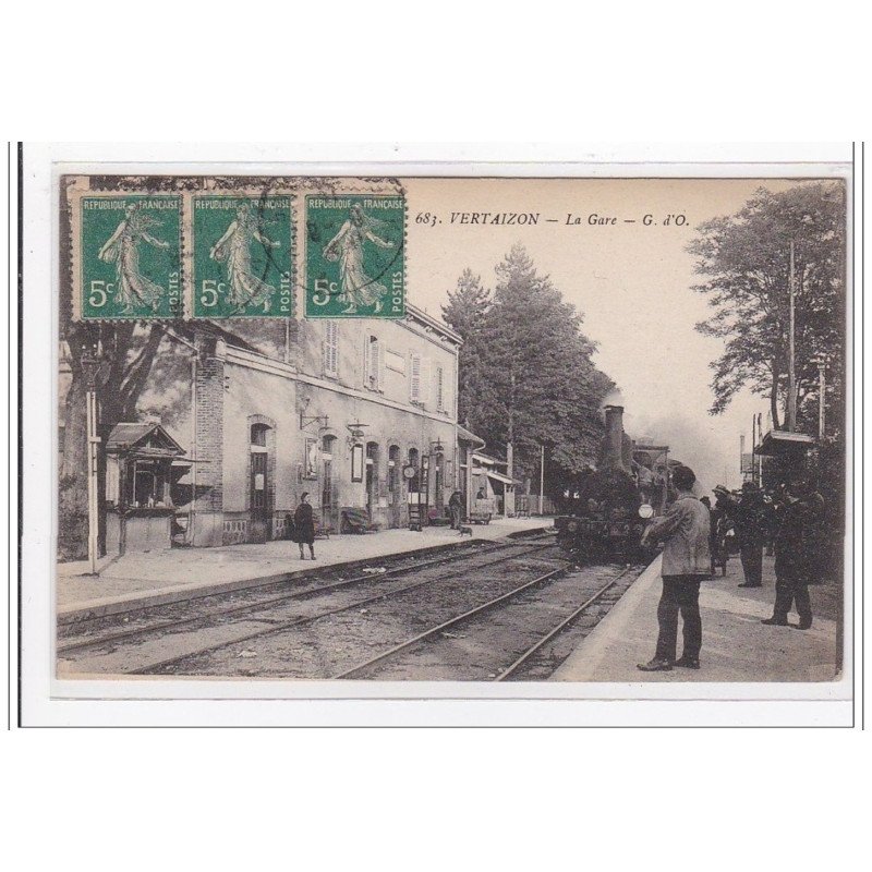 VERTAIZON : la gare (GARE) - tres bon etat