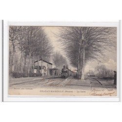 CHAZAY-MARCILLY : la gare (GARE) - tres bon etat
