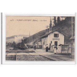 St-JUST-D'AVRAY : la gare (GARE) - tres bon etat
