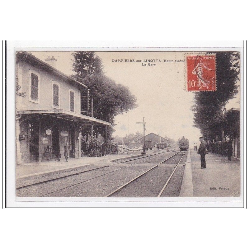 DAMPIERRE-sur-LIGNOTTE : la gare (GARE) - etat DAMPIERRE-sur-LIGNOTTE : la gare (GARE) - etat