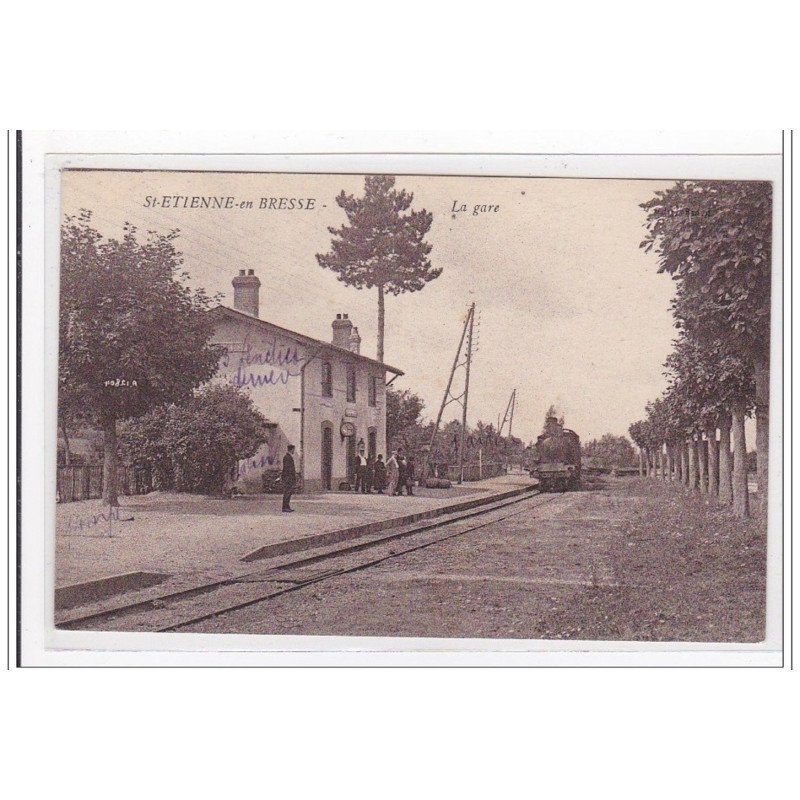 St-ETIENNE-en-BRESSE : la gare (GARE) - tres bon etat St-ETIENNE-en-BRESSE : la gare (GARE) - tres bon etat