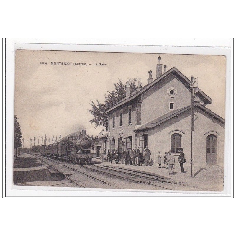 MONTBIZOT : la gare (GARE) - tres bon etat
