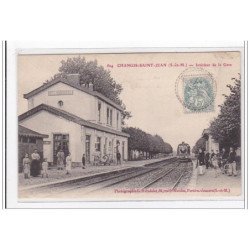CHANGIS-SAINT-JEAN : intérieur de la gare (GARE) - tres bon etat
