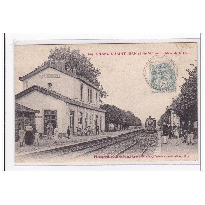 CHANGIS-SAINT-JEAN : intérieur de la gare (GARE) - tres bon etat