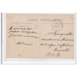 VILLELAURE : la gare, arrivée du train de cavaillon (GARE) - tres bon etat