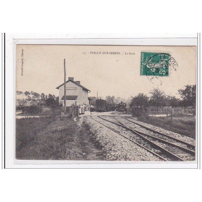 POILLY-sur-SEREIN : la gare (GARE) - etat