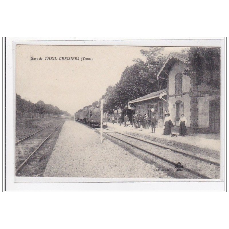 THEIL-CERISIERS : la gare (GARE) - tres bon etat