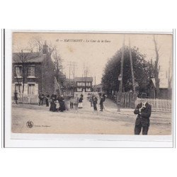 HAUTMONT : la cour de la gare - très bon état