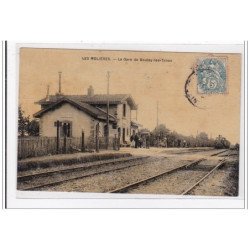 LES MOLIERES : la gare de boulay-les-troux (toillée) (GARE) - tres bon etat