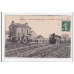 WISSOUS : station du chemin de fer sur route de paris a arpaien (GARE) - tres bon etat