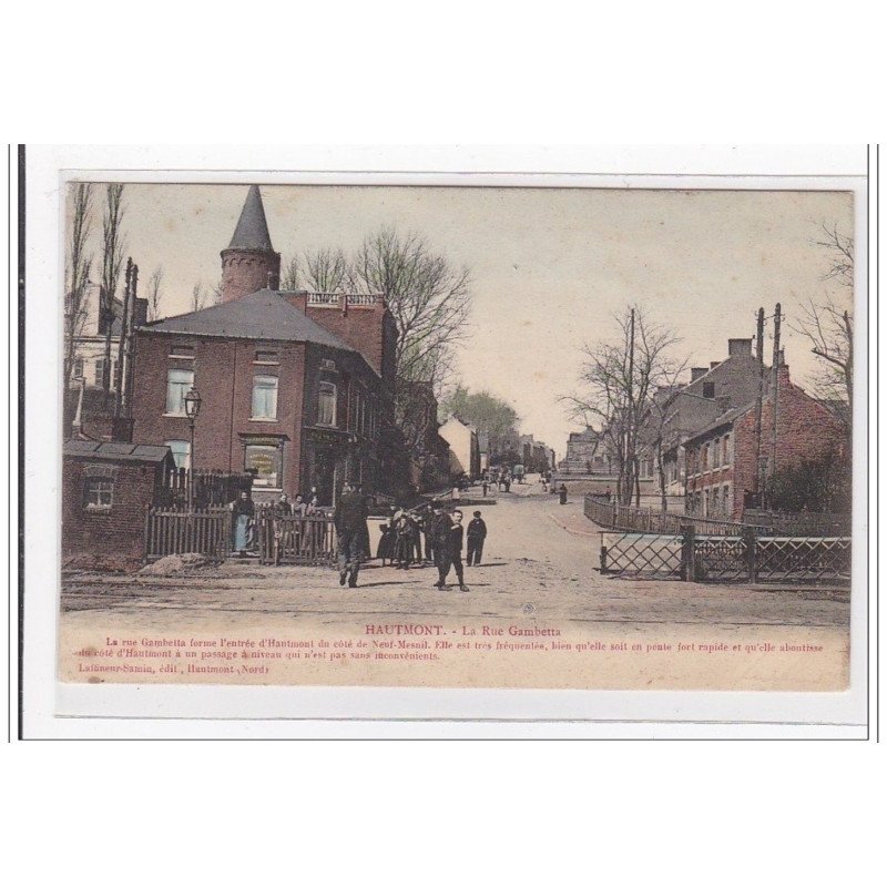 HAUTMONT : la rue gambetta - très bon état