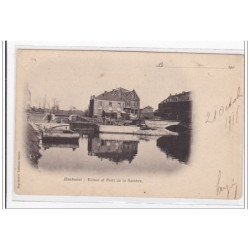 HAUTMONT : ecluse et pont de la sambre - tres bon etat