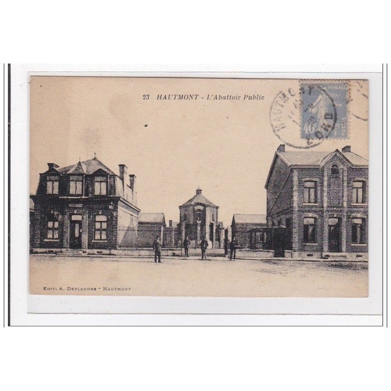 HAUTMONT : l'abattoir communat - tres bon etat