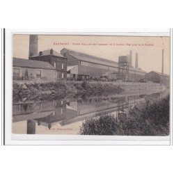 HAUTMONT : société anonyme des laminoirs de la sambre (vue prise de la sambre) - etat