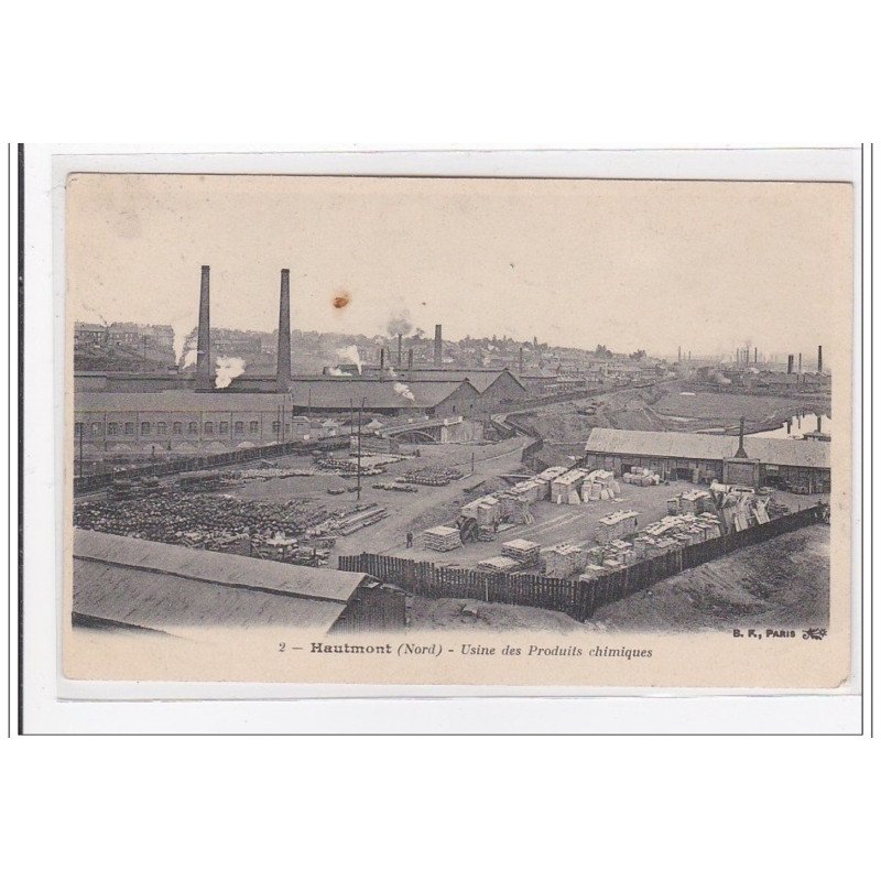 HAUTMONT : usine des produits chimiques - tres bon etat