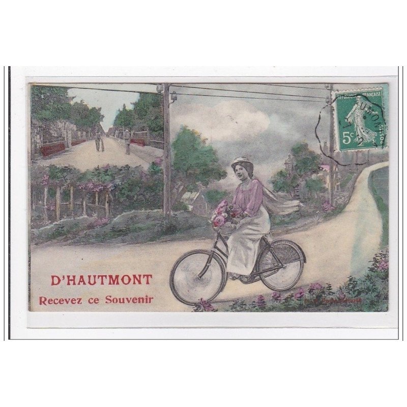 HAUTMONT : recevez ce souvenir - tres bon etat