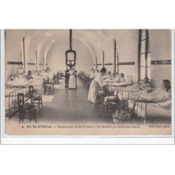 ÎLE D'OLERON : sanatorium de St Trojan - un dortoir, le réveil des enfants - très bon état