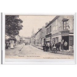 BORAN : la rue de la gare - tres bon etat