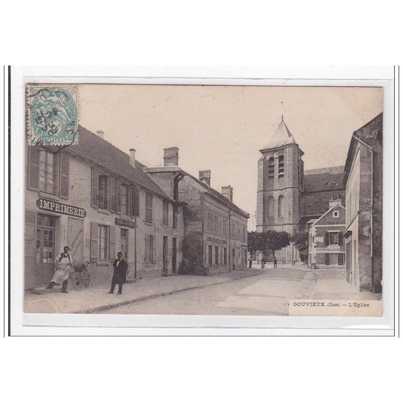 GOUVIEUX : l'eglise - tres bon etat