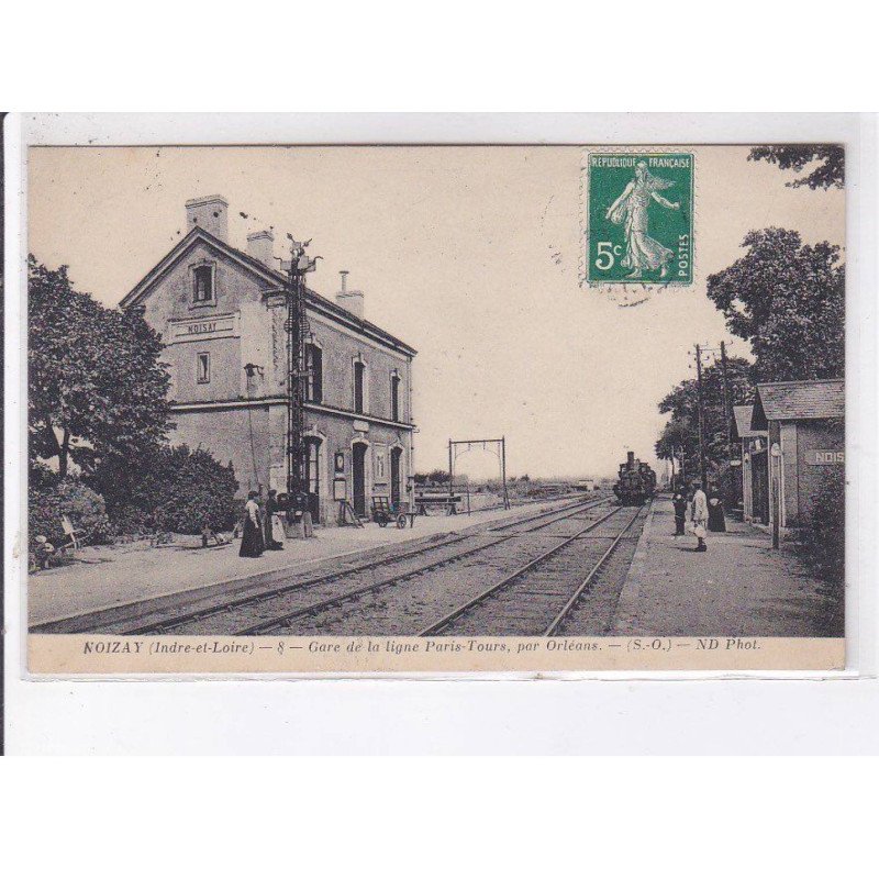 NOIZAY: gare de la ligne paris-tours - très bon état