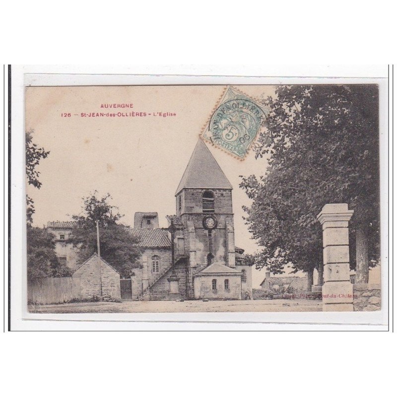 St-JEAN-OLLIERES : l'eglise - tres bon etat