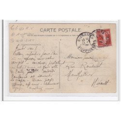 PAU : le roi alphonse XIII, la colonie americaine et le roi assistant aux experiences de wright, aviation- tres bon etat