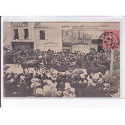 COGNAC: 1907, visite de M. Barthou, ministre des travaux publics - très bon état