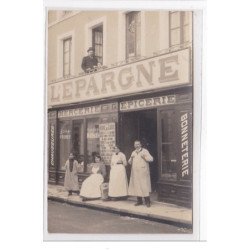 LUCHON : carte photo de m'épicerie mercerie l'Epargne - très bon état