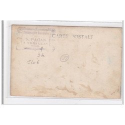 environs de TEUILLAC : carte photo d'un accident de voiture (automobile) - bon état