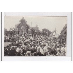 RENNES : carte photo d'une procession - très bon état