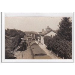 SAINT ARNOULT : carte photo de la gare - très bon état