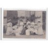 AGEN : carte photo des dames du comptoir de mercerie à la fête de charité du 12 mai 1907 - très bon état