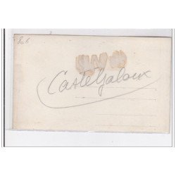 CASTELJALOUX : carte photo d'un accident de camion automobile - état