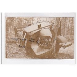 CASTELJALOUX : carte photo d'un accident de camion automobile - état