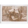 CASTELJALOUX : carte photo d'un accident de camion automobile - état