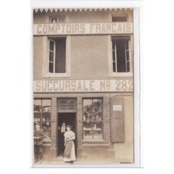 HOMECOURT : carte photo du magasin """"comptoirs Français"""" n°282 - très bon état
