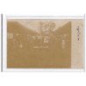 FRANCASTEL : carte photo de la place au 14 juillet 1906 (carte-photo passée) - très bon état