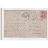 FRANCASTEL : carte photo de la place au 14 juillet 1906 (carte-photo passée) - très bon état